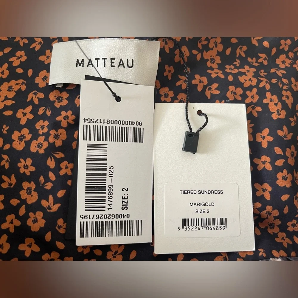 Matteau Floral-print tiered cotton-poplin maxi dress - Picture 8 of 10